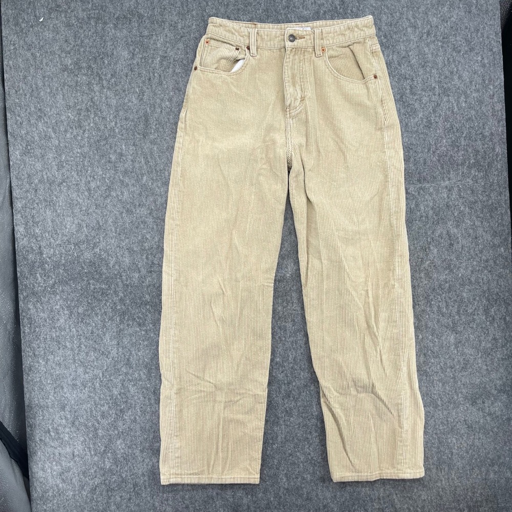 Motel Denim Corduroy  Pants Womens Medium High Rise Straight Leg